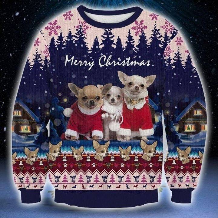 Chihuahua Christmas Ugly Christmas Sweater 