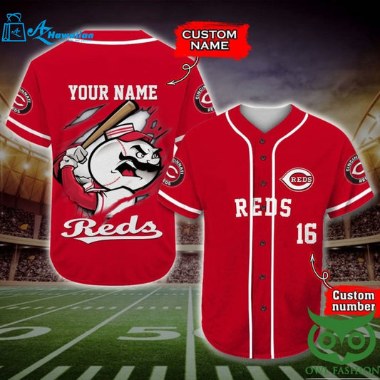 Cincinnati Reds Baseball Jersey Personalized Gift, Custom Name Number