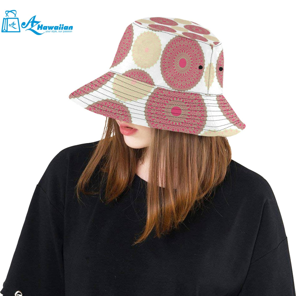 Circle indian pattern Unisex Bucket Hat