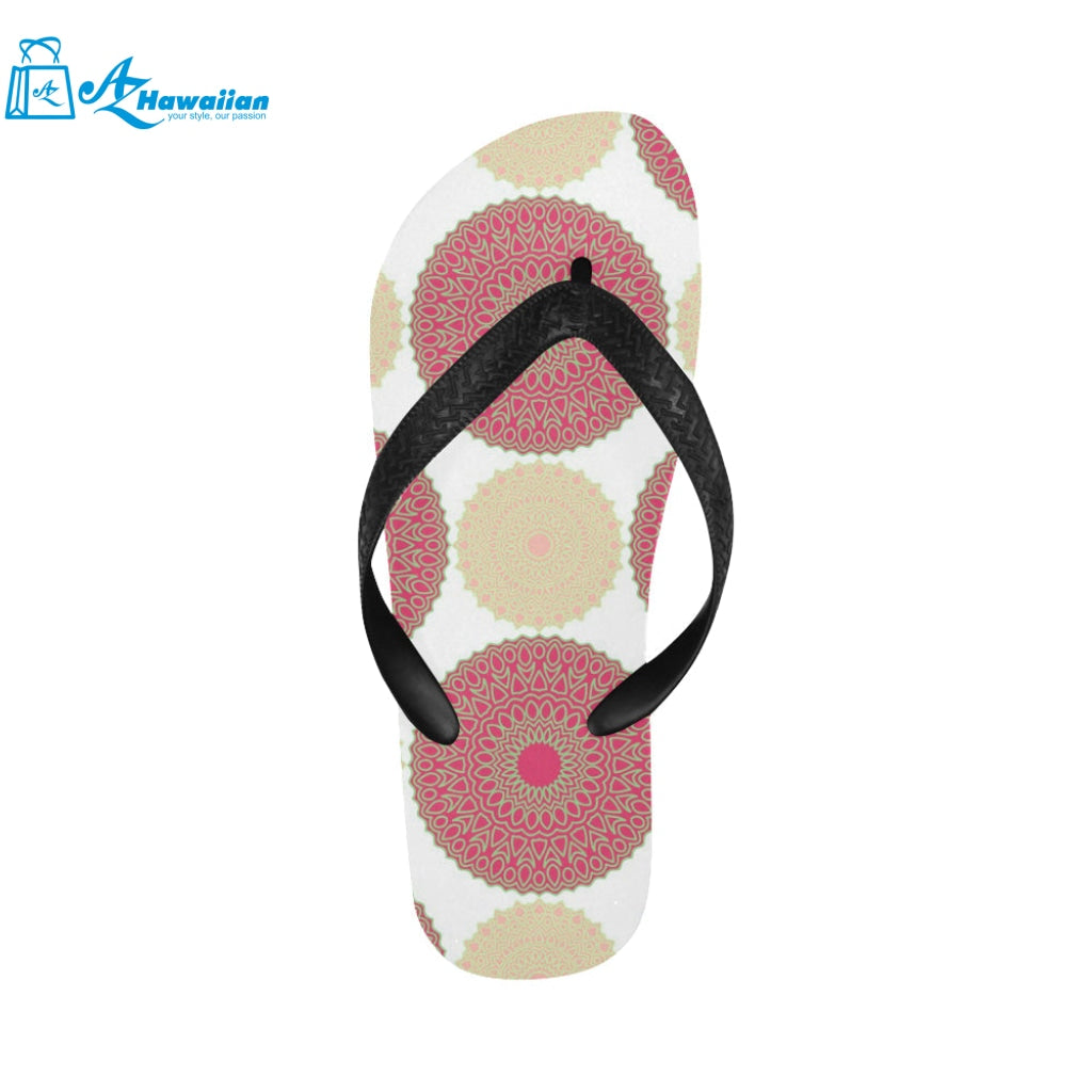 Circle indian pattern Unisex Flip Flops