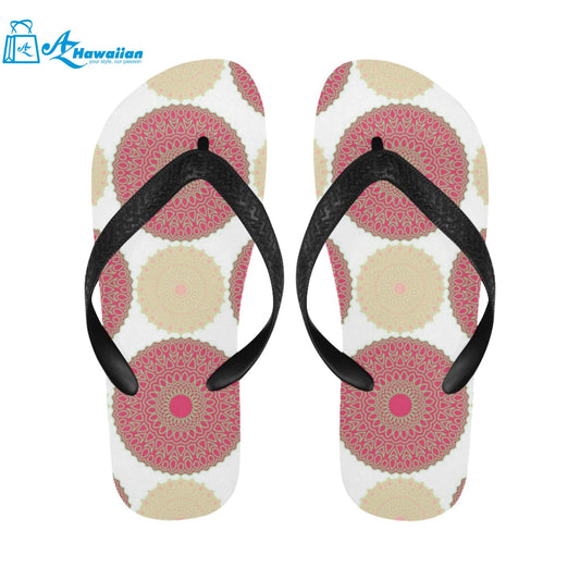 Circle indian pattern Unisex Flip Flops