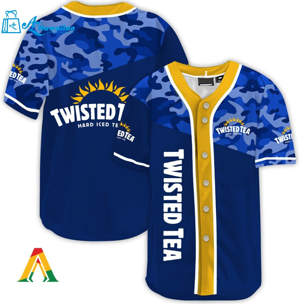 Classic Camouflage Twisted Tea Baseball Jersey