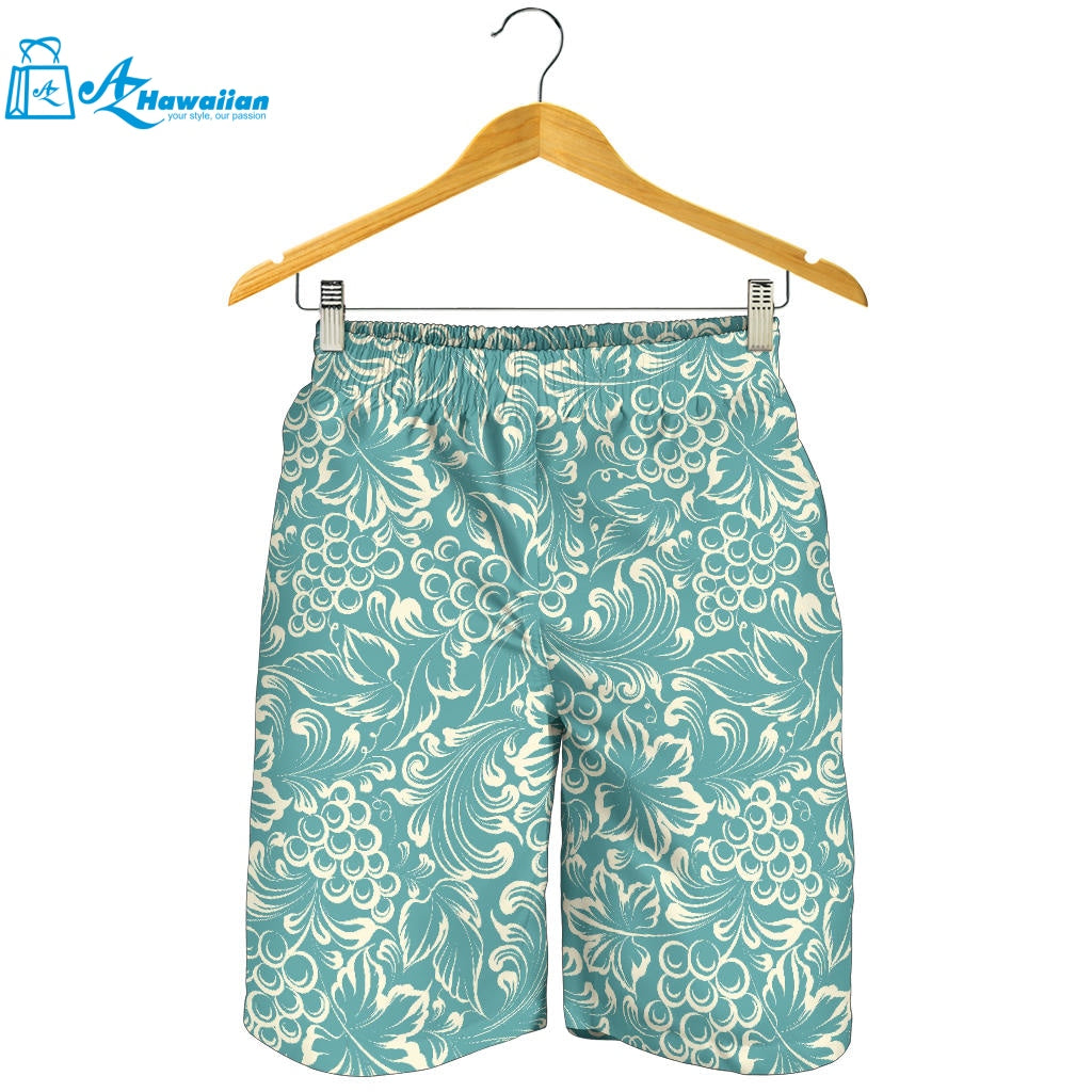 Classic Hand Drawn Grape Pattern Men Shorts