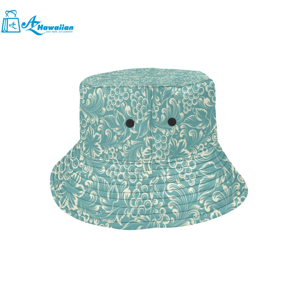 Classic Hand drawn Grape pattern Unisex Bucket Hat