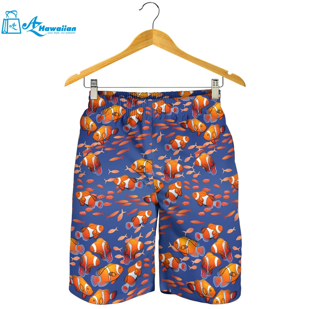 Clown Fish Pattern Print Design 04 Men Shorts