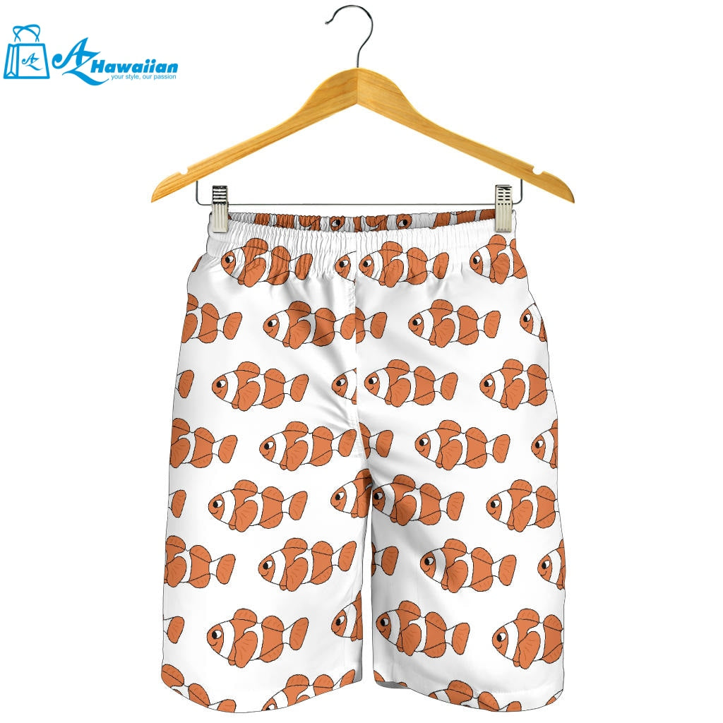 Clown Fish Pattern Print Design 05 Men Shorts