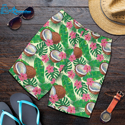 Coconut Pattern Print Design 01 Men Shorts