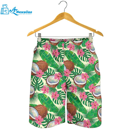 Coconut Pattern Print Design 01 Men Shorts