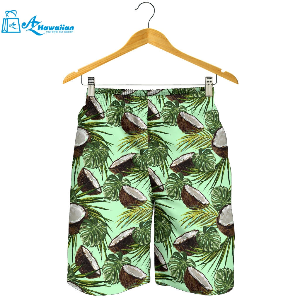 Coconut Pattern Print Design 02 Men Shorts