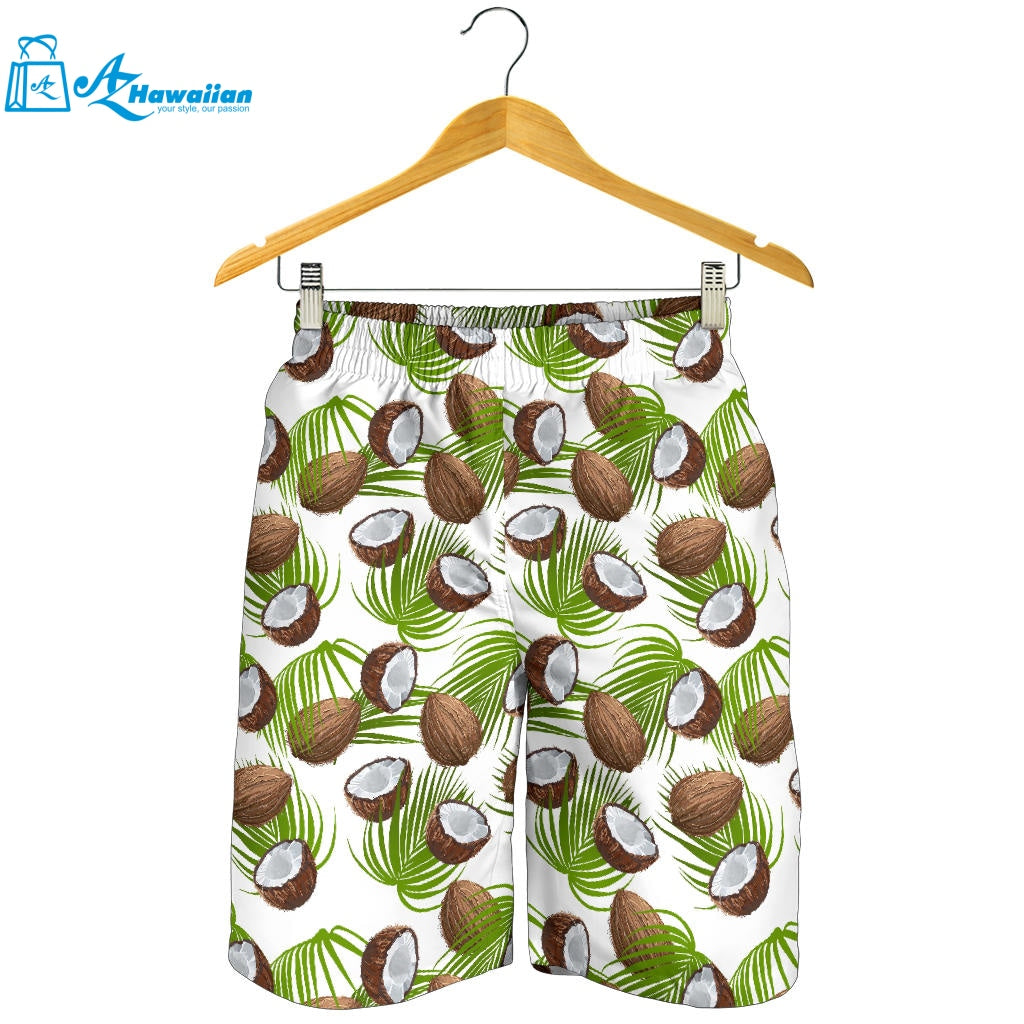 Coconut Pattern Print Design 04 Men Shorts