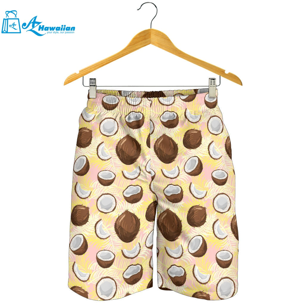 Coconut Pattern Print Design 05 Men Shorts