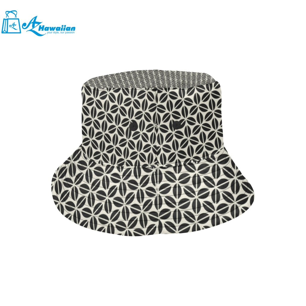 Coffee bean abstract modern pattern Unisex Bucket Hat