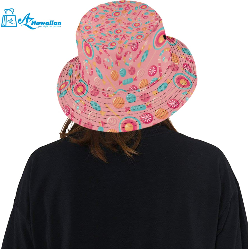 Colorful candy pattern Unisex Bucket Hat