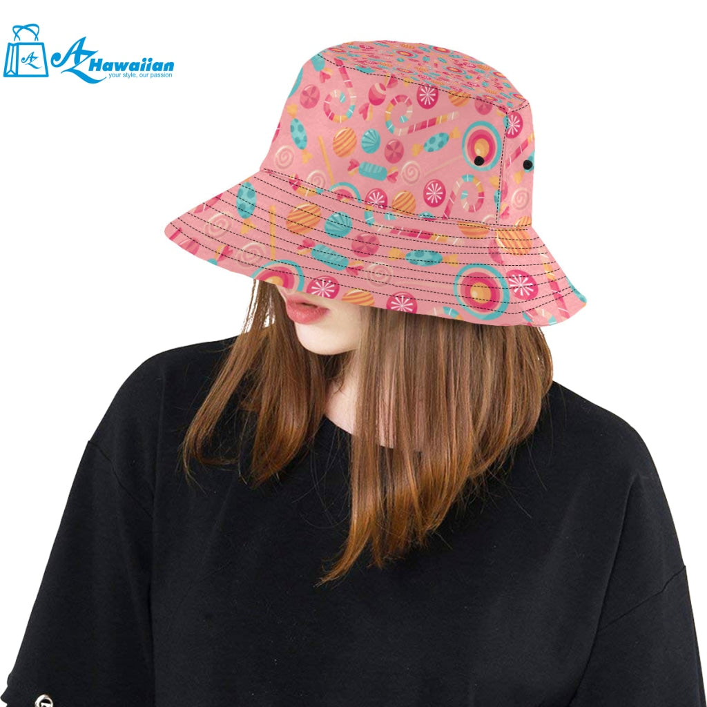 Colorful candy pattern Unisex Bucket Hat