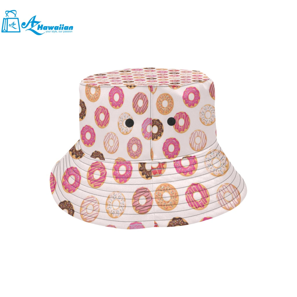 Colorful donut pattern Unisex Bucket Hat