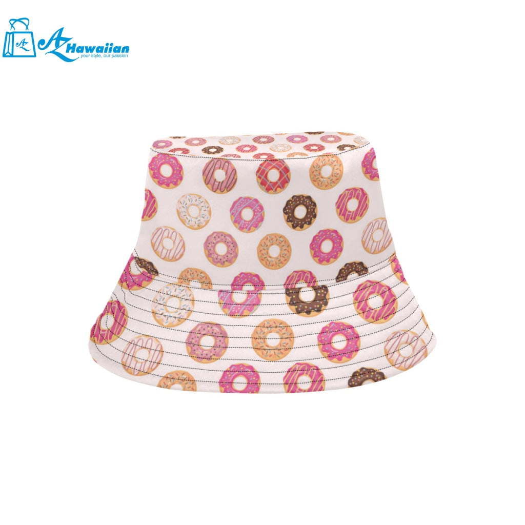 Colorful donut pattern Unisex Bucket Hat