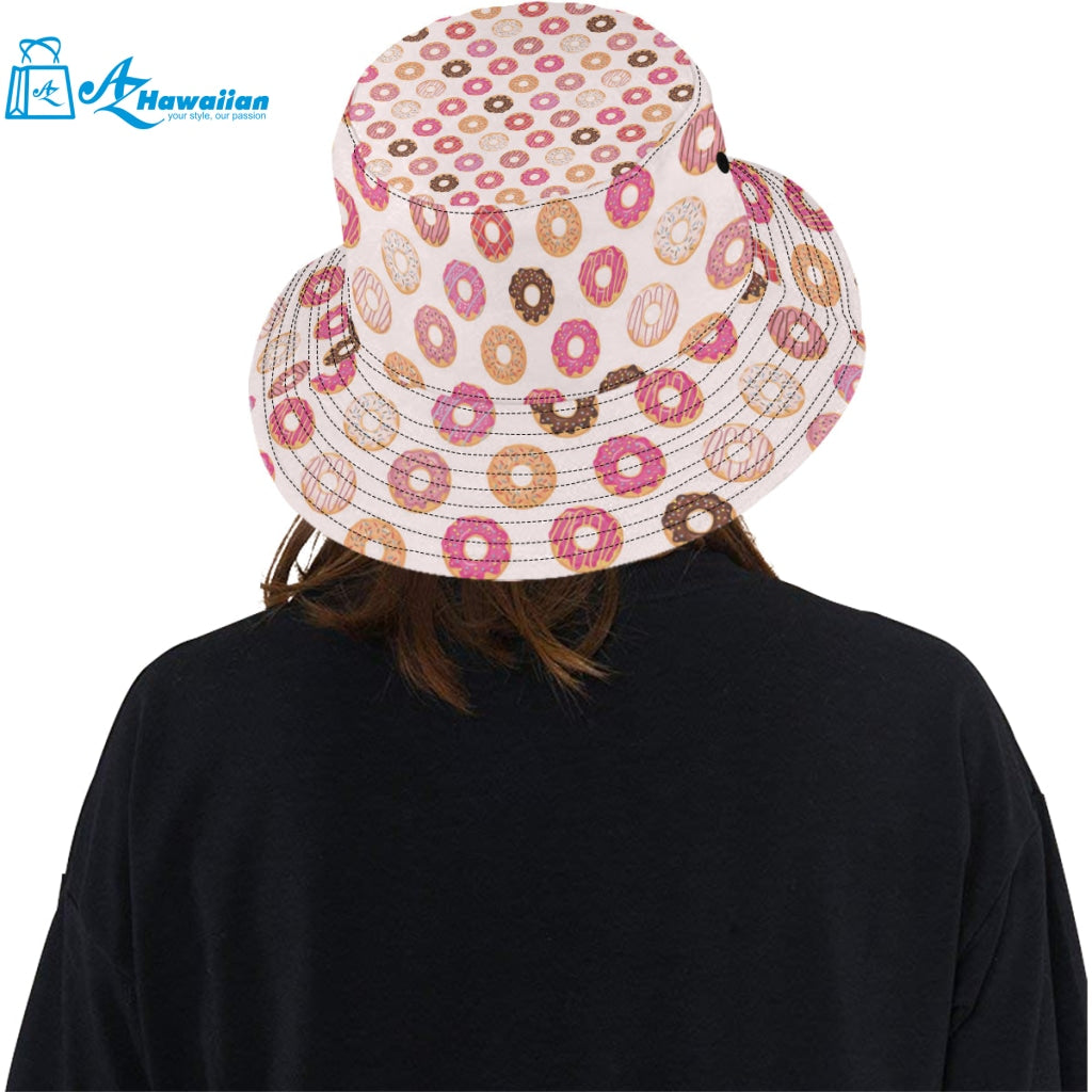 Colorful donut pattern Unisex Bucket Hat