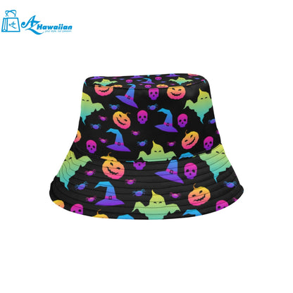 Colorful halloween background Unisex Bucket Hat