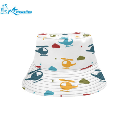 Colorful helicopter pattern Unisex Bucket Hat