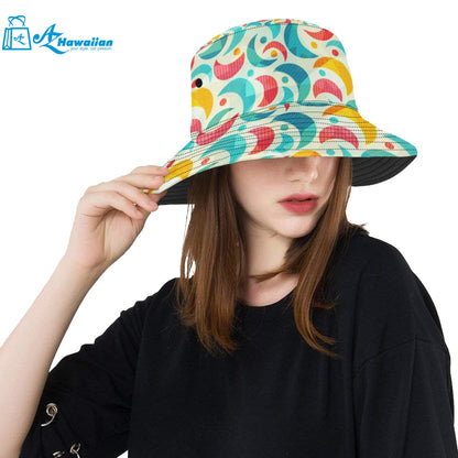 Colorful moon pattern Unisex Bucket Hat