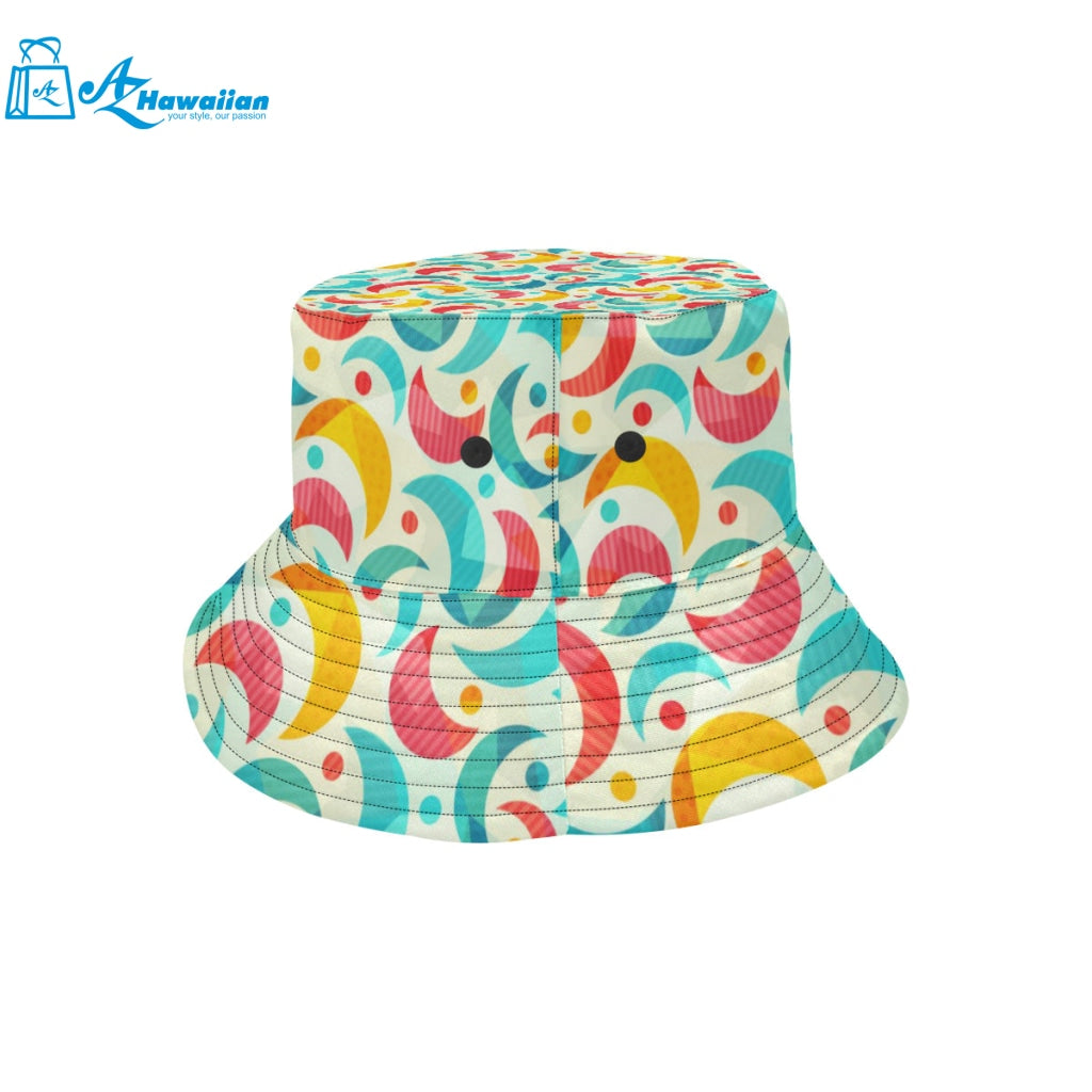 Colorful moon pattern Unisex Bucket Hat