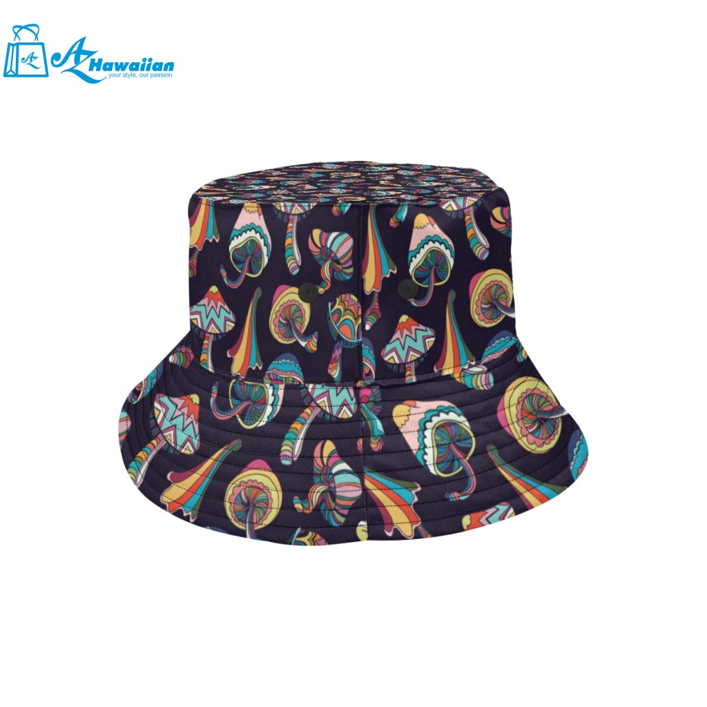 Colorful mushroom pattern Unisex Bucket Hat