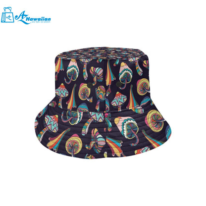 Colorful mushroom pattern Unisex Bucket Hat