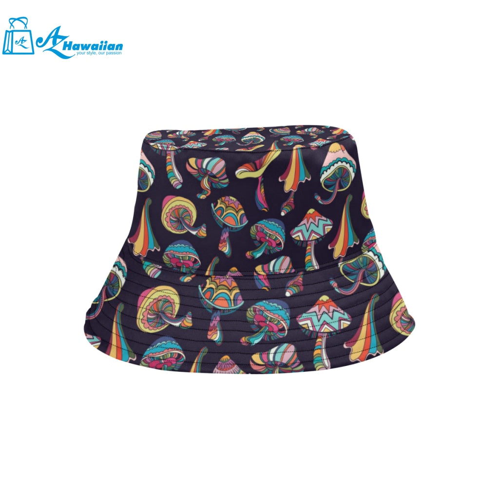 Colorful mushroom pattern Unisex Bucket Hat