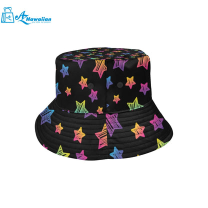 Colorful star pattern Unisex Bucket Hat