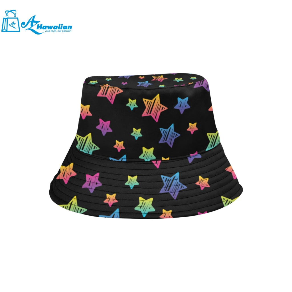 Colorful star pattern Unisex Bucket Hat