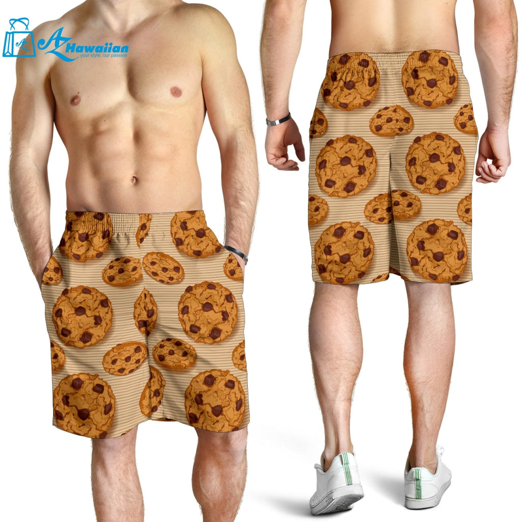 Cookie Pattern Men Shorts