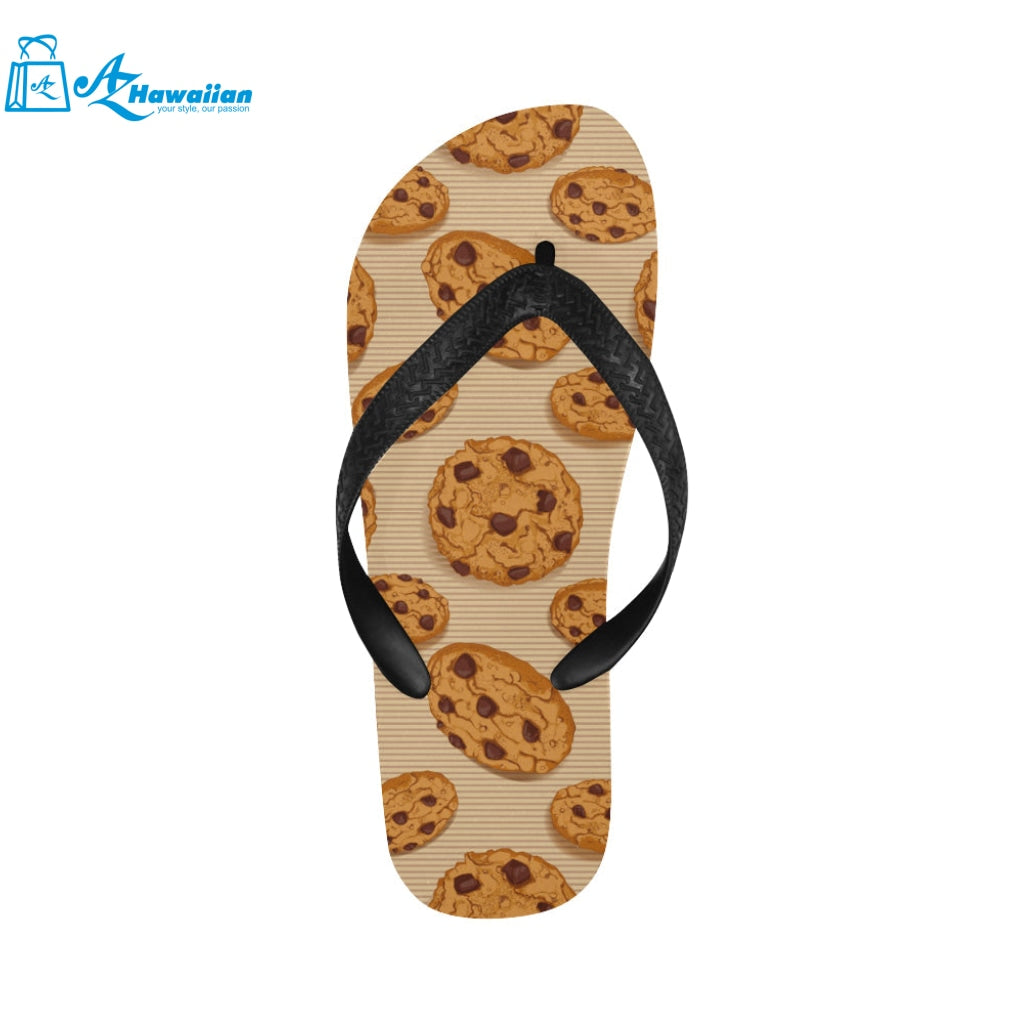 Cookie pattern Unisex Flip Flops