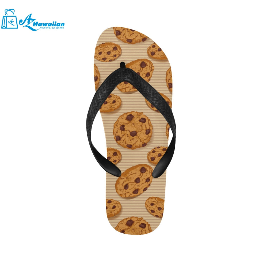 Cookie pattern Unisex Flip Flops