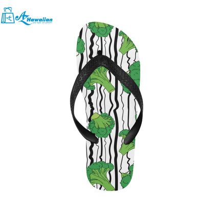 Cool Broccoli pattern Unisex Flip Flops