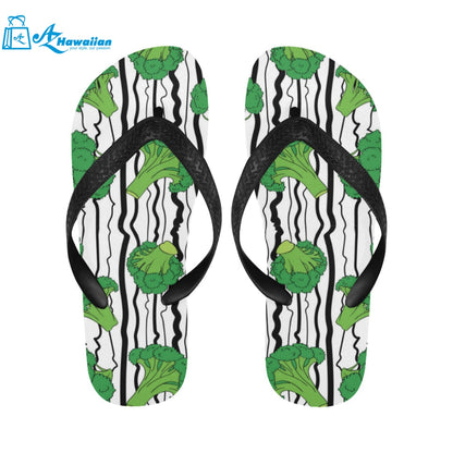 Cool Broccoli pattern Unisex Flip Flops