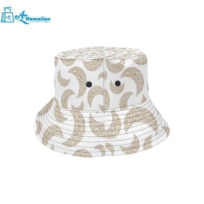 Cool gold moon abstract pattern Unisex Bucket Hat