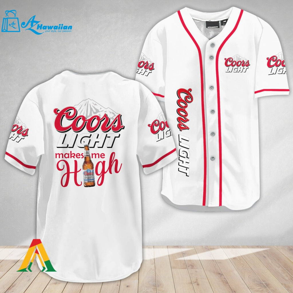 Coors Light Make Me High Baseball Jersey