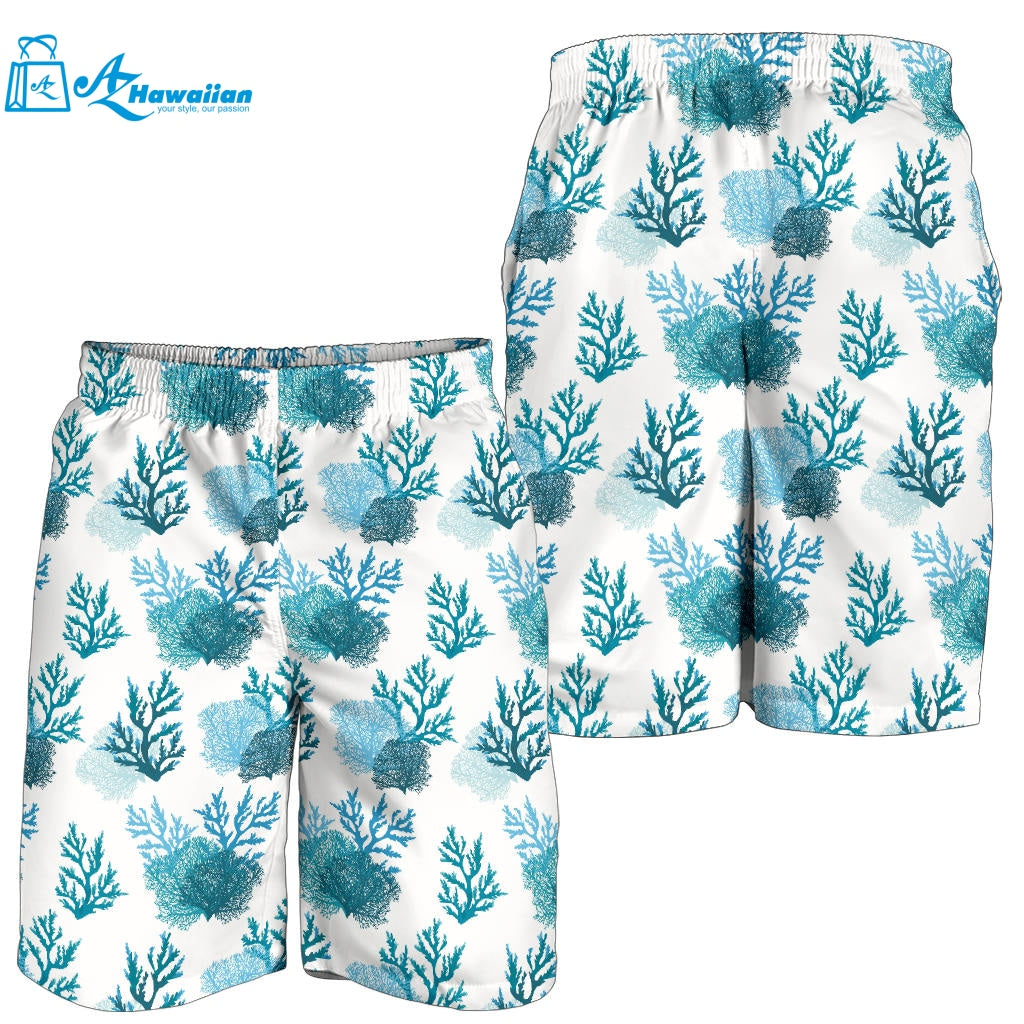 Coral Reef Pattern Print Design 04 Men Shorts