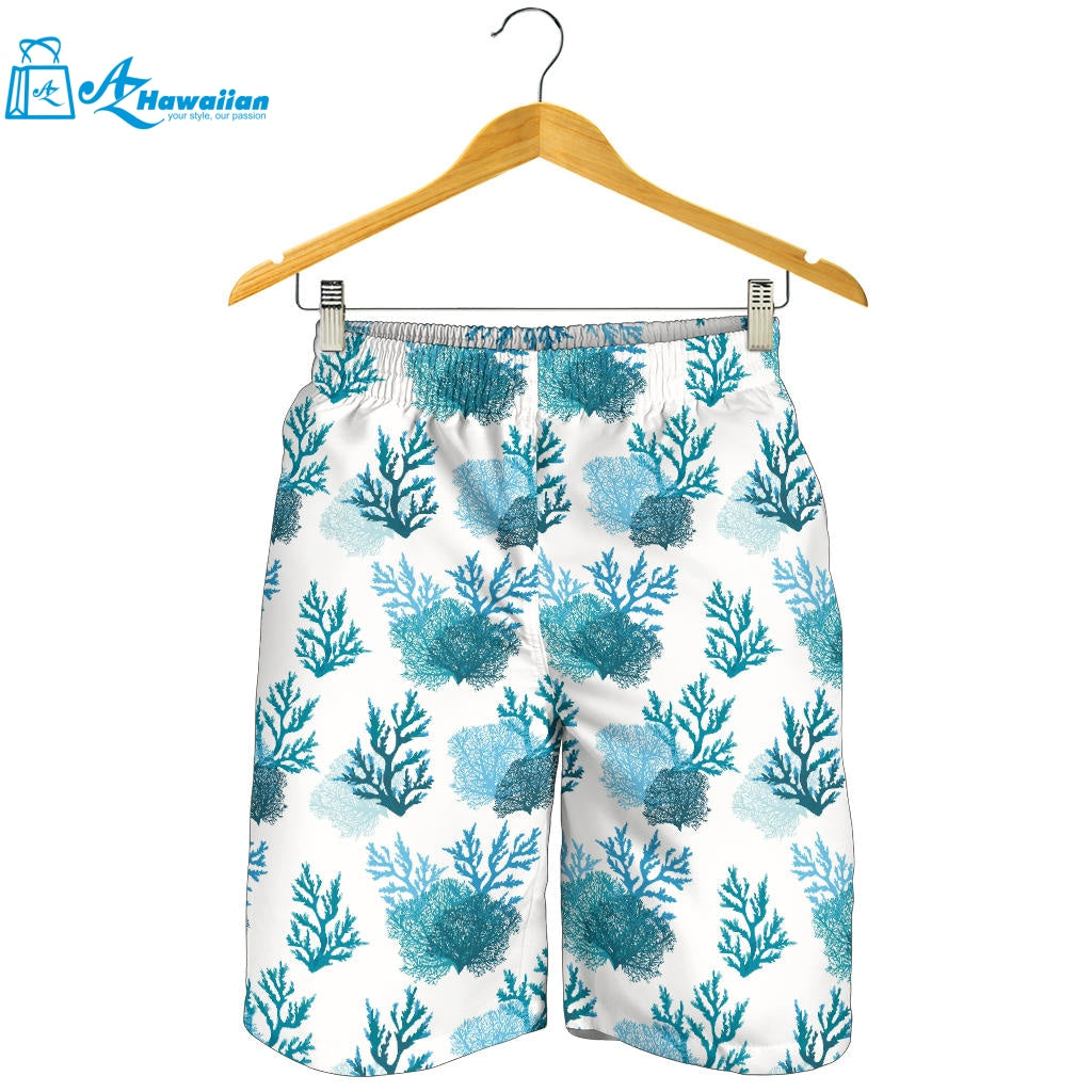 Coral Reef Pattern Print Design 04 Men Shorts