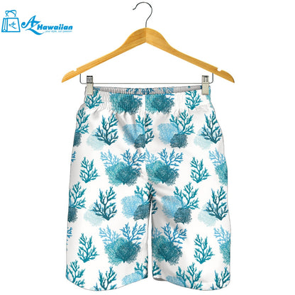 Coral Reef Pattern Print Design 04 Men Shorts