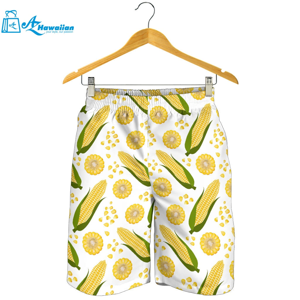 Corn Pattern Print Design 05 Men Shorts