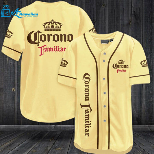 Corona Familiar Beer Baseball Jersey 