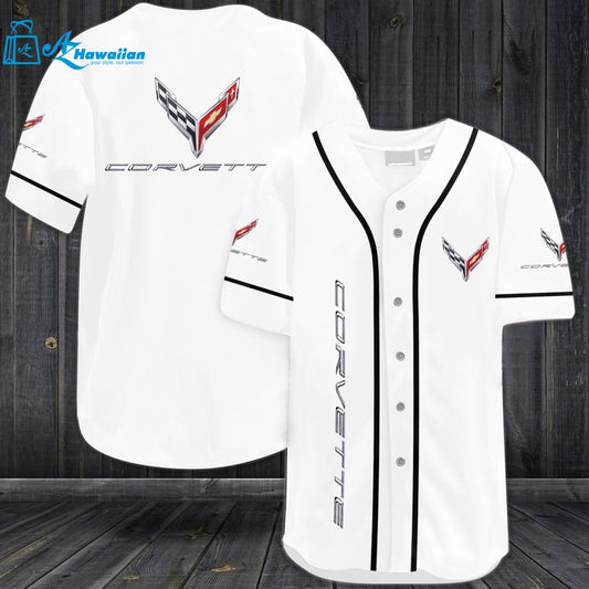 Corvette Racing Baseball Jersey 