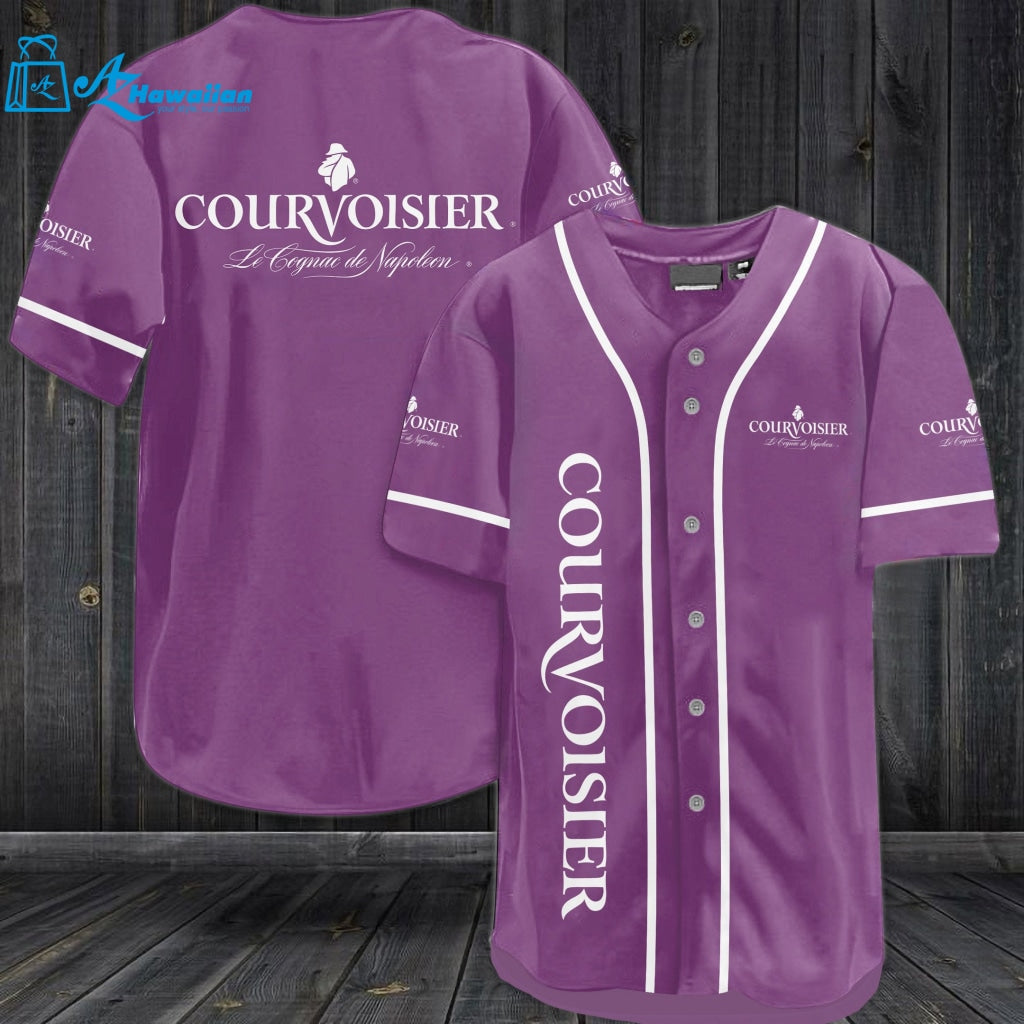 Courvoisier Cognac All Over Print Unisex Baseball Jersey 