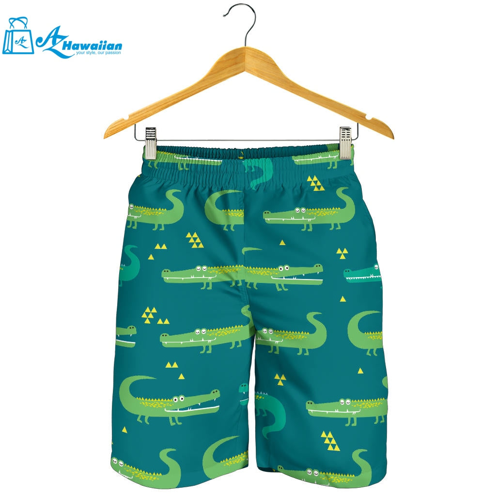 Crocodile Pattern Men Shorts