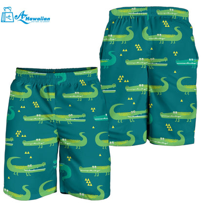 Crocodile Pattern Men Shorts