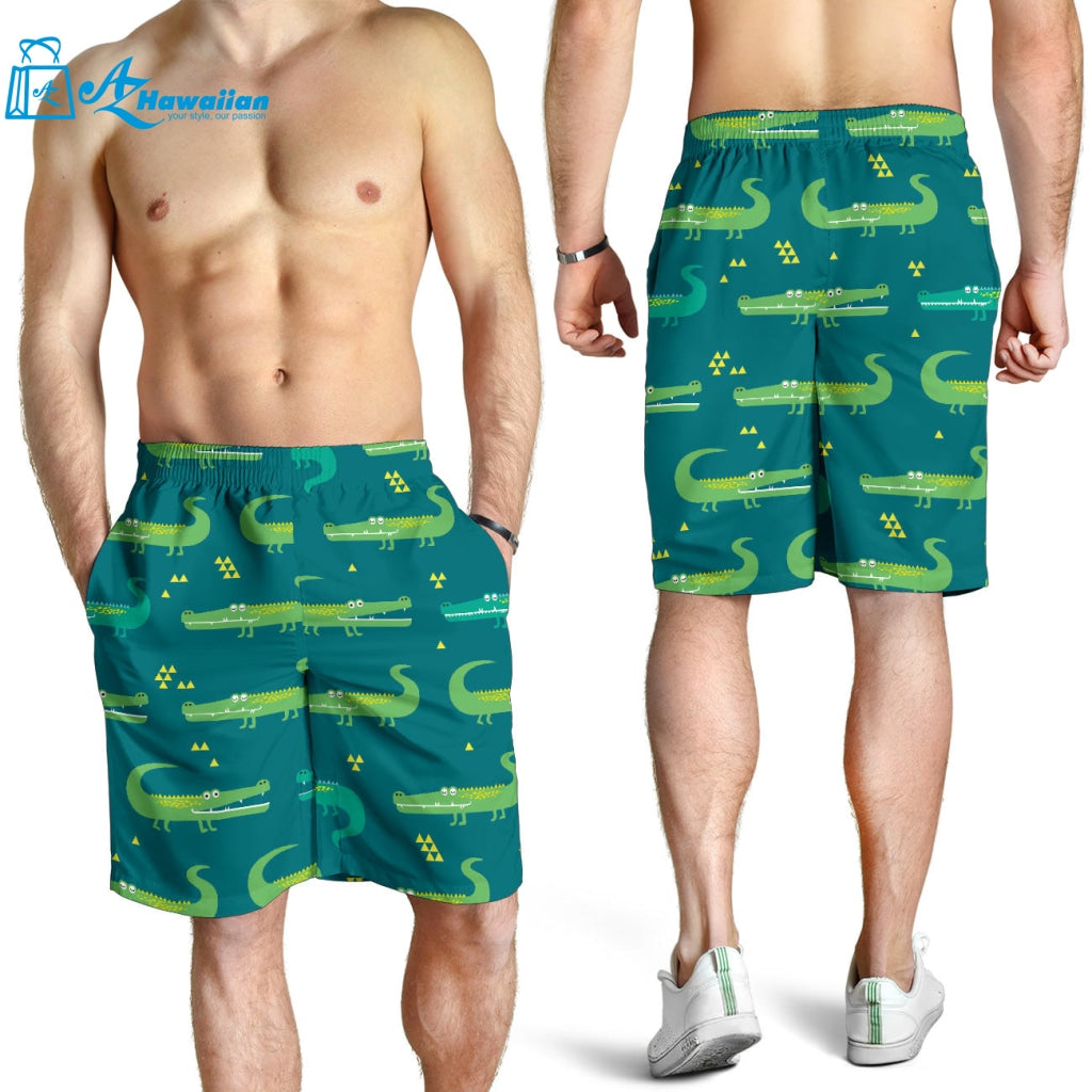 Crocodile Pattern Men Shorts