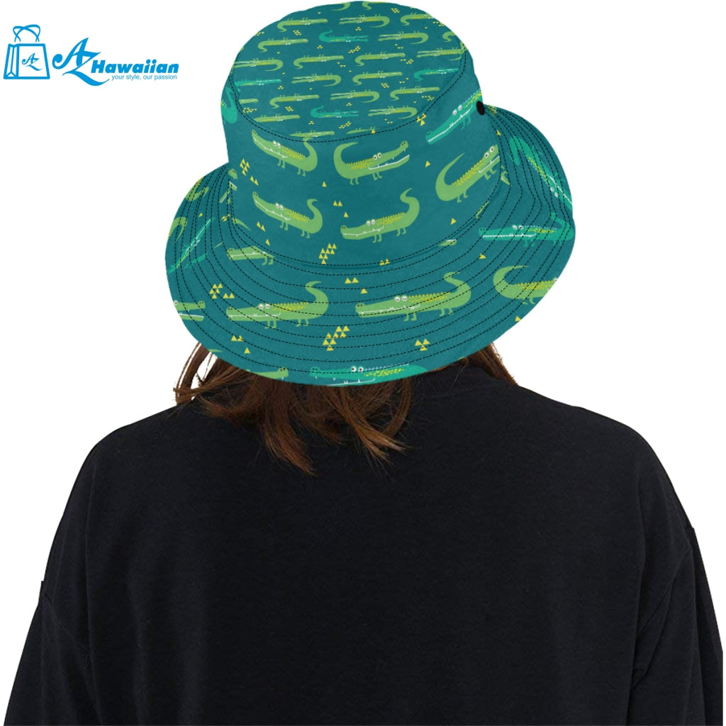 Crocodile pattern Unisex Bucket Hat