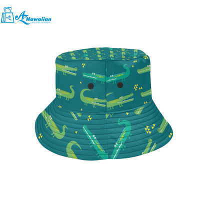 Crocodile pattern Unisex Bucket Hat