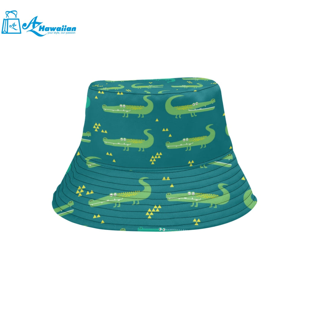 Crocodile pattern Unisex Bucket Hat